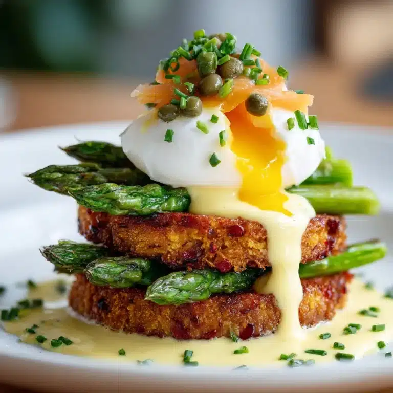 Salmon Cake Eggs Benedict Recipe
