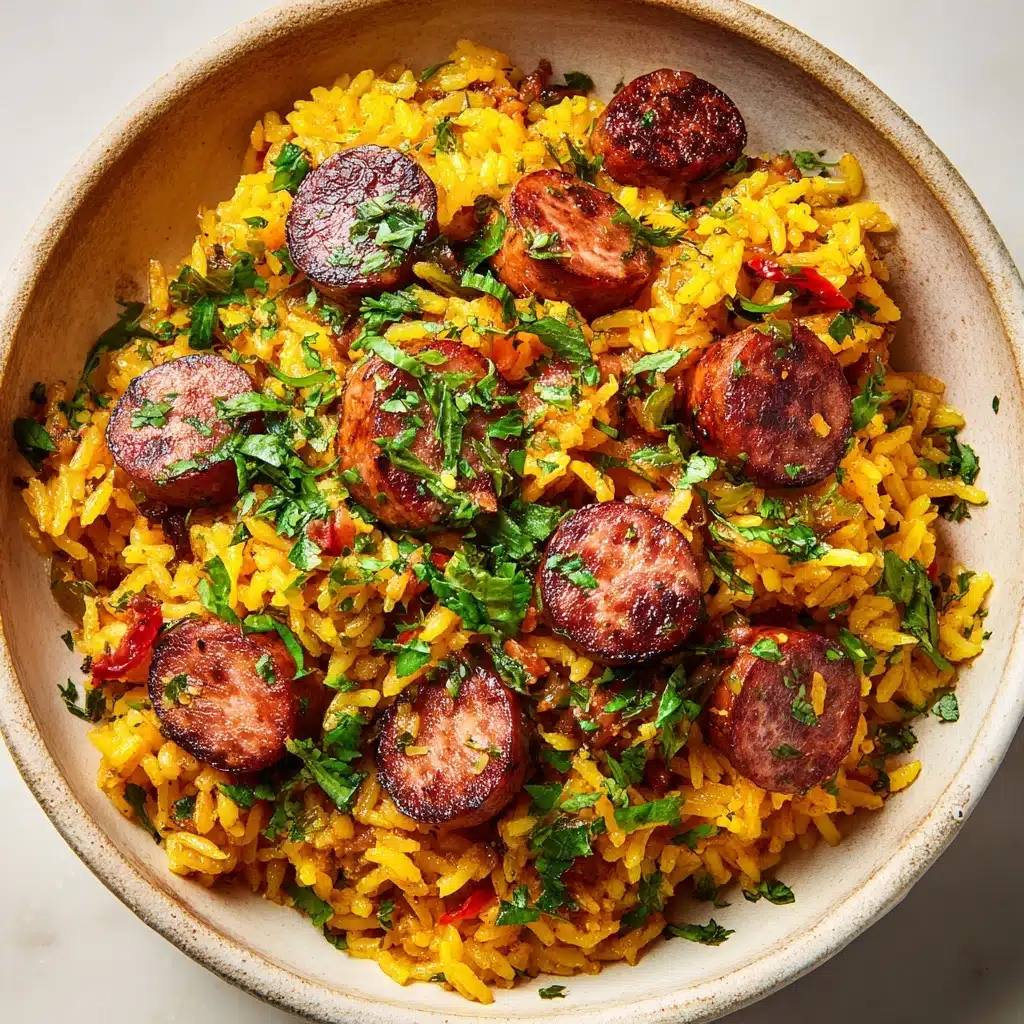 Smoked Sausage and Rice Recipe - Recipe Image