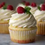 Peach Raspberry Heaven Cupcakes Recipe