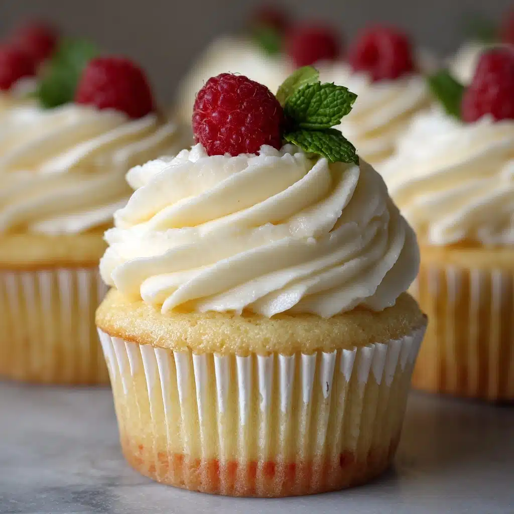 Peach Raspberry Heaven Cupcakes Recipe - Recipe Image