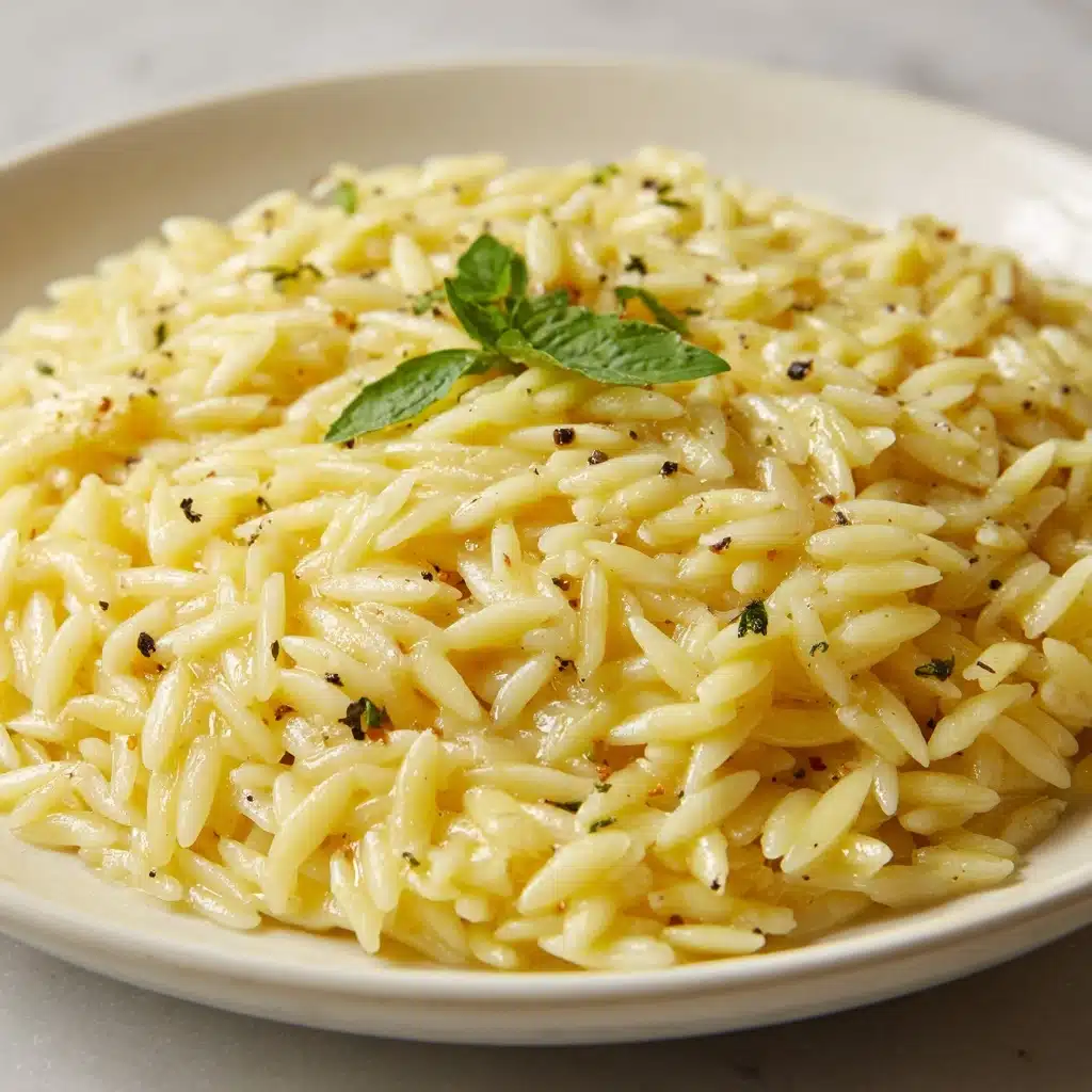 Creamy Cottage Cheese Orzo Recipe - Recipe Image
