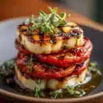 Grilled Vegetable and Halloumi Stack Recipe
