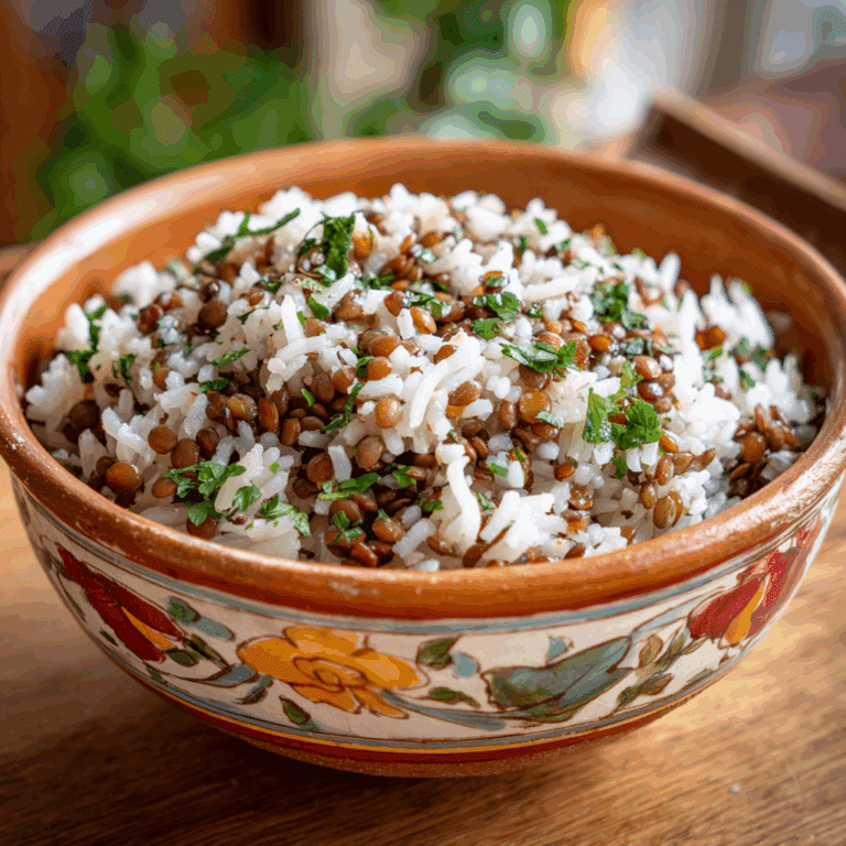 Lebanese Lentils & Rice (Mujaddara) Recipe