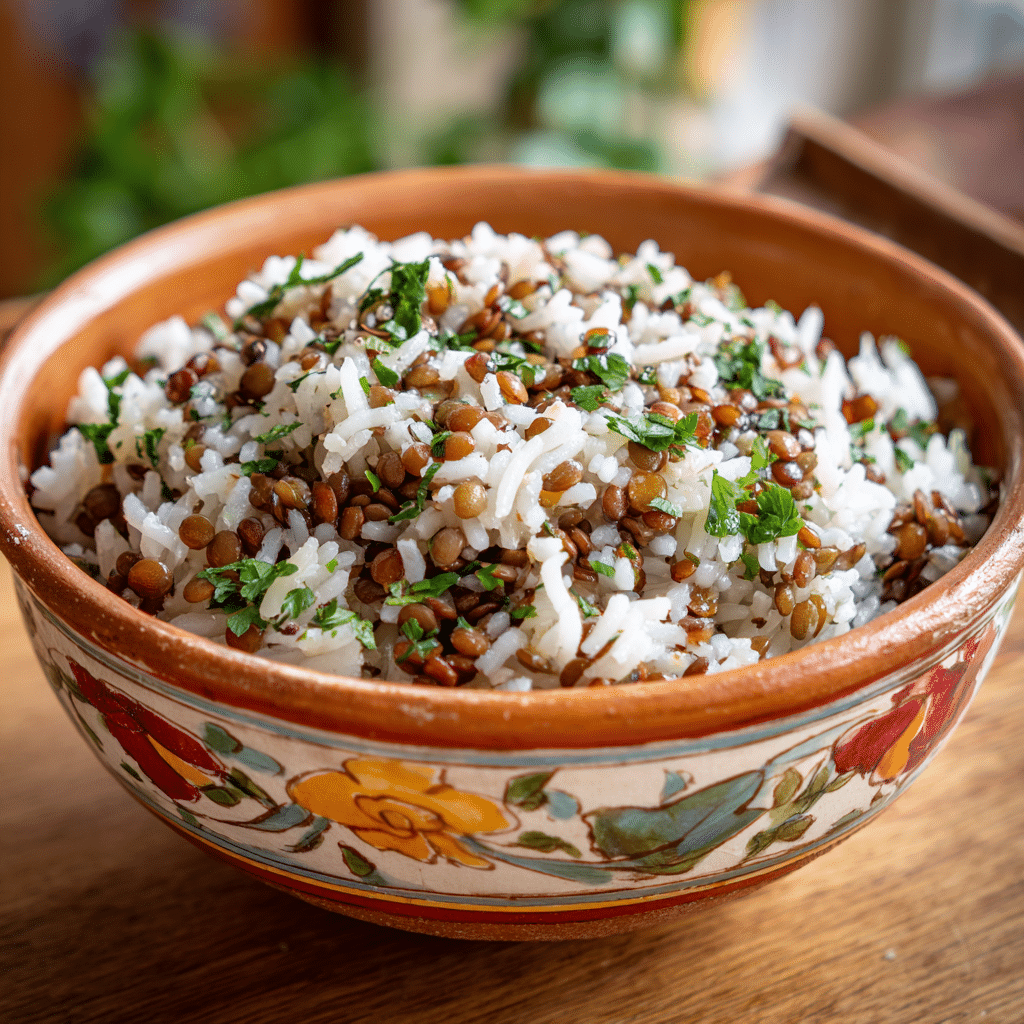 Lebanese Lentils & Rice (Mujaddara) Recipe