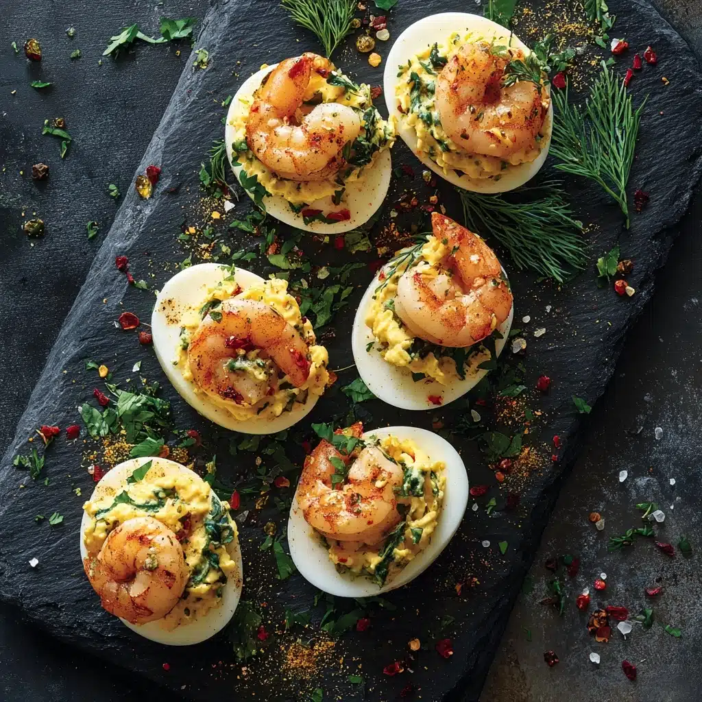 Cajun Shrimp Deviled Eggs Recipe - Recipe Image