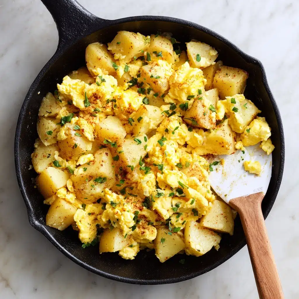 Potato Egg Scramble Recipe - Recipe Image
