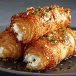 Oven Fried Feta Rolls with Chili Honey Recipe