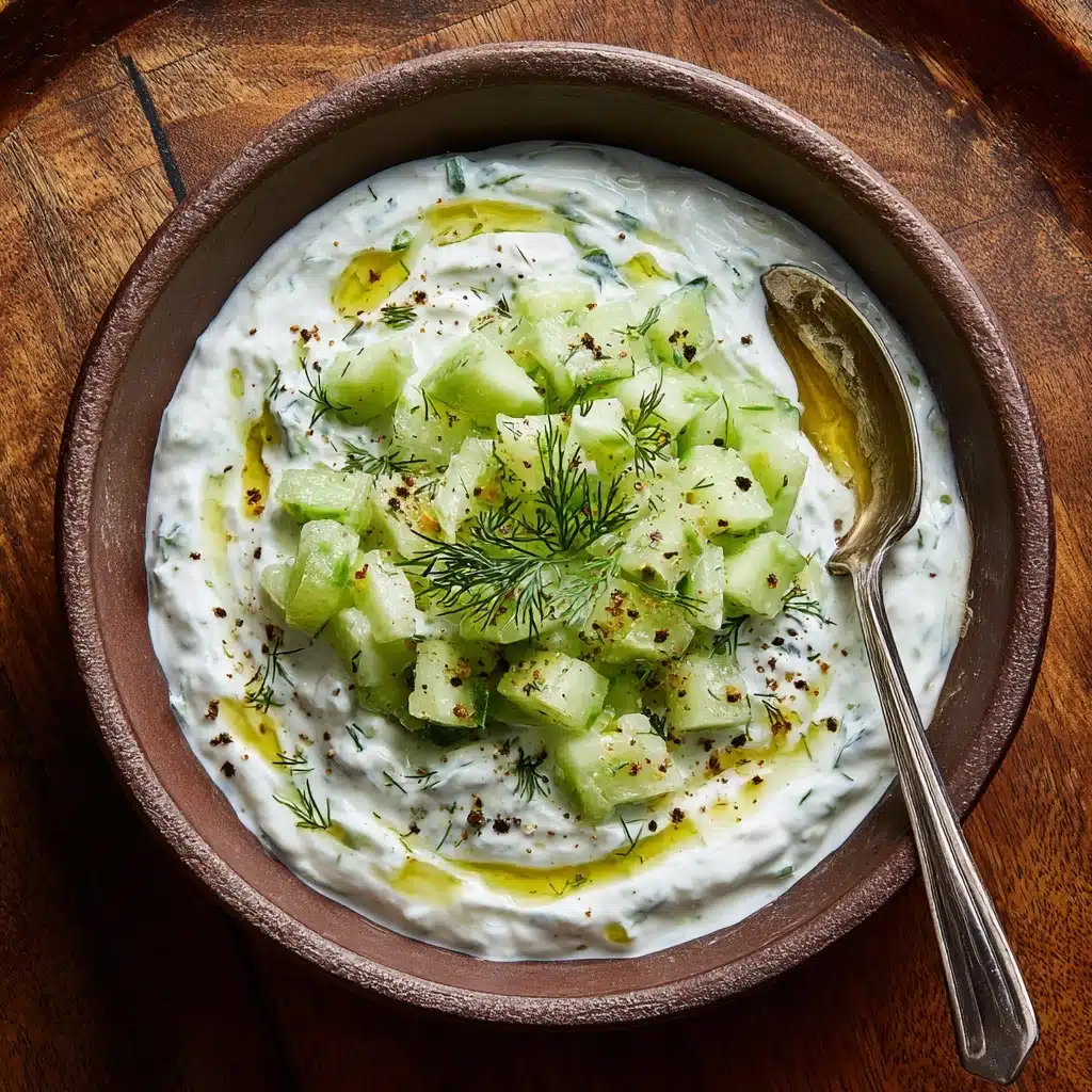 Cacik (Turkish Yoghurt & Cucumber) Recipe - Recipe Image
