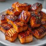 Hot Honey Salmon Bites Recipe