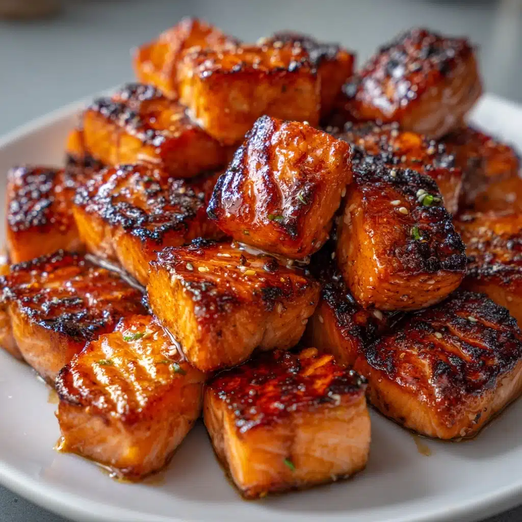 Hot Honey Salmon Bites Recipe - Recipe Image