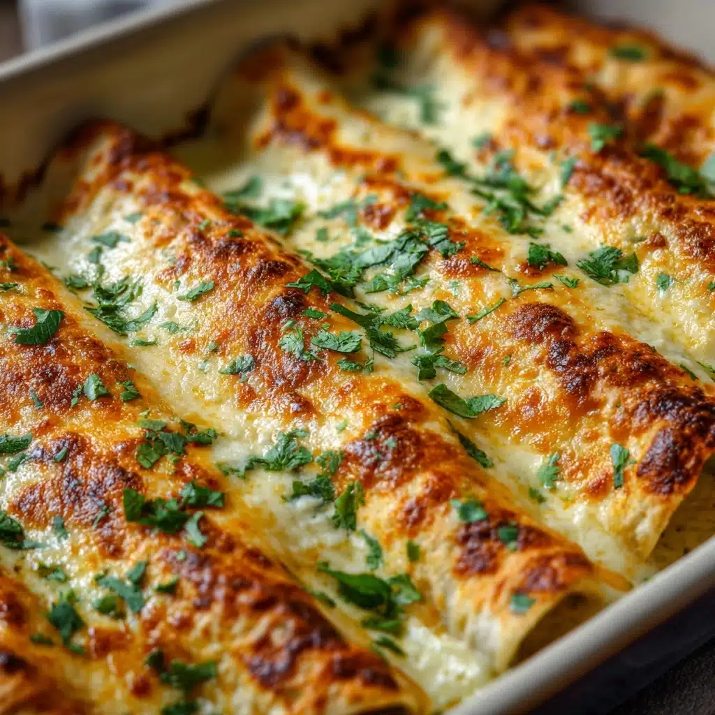 White Chicken Enchiladas Recipe - Recipe Image