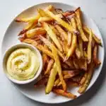 Air Fryer Garlic Parmesan Fries Recipe