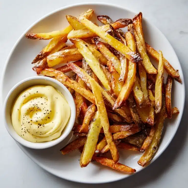 Air Fryer Garlic Parmesan Fries Recipe
