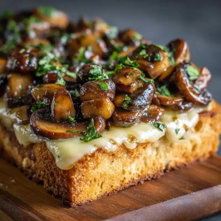 Mushroom and Gruyère Crostini Recipe