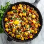 Mexican Ground Beef and Potato Skillet Recipe