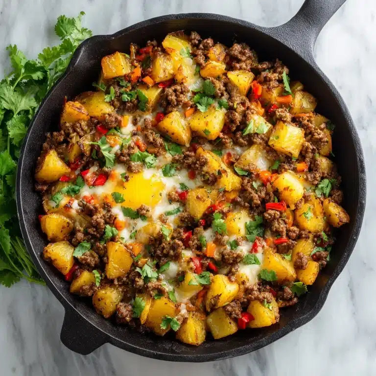 Mexican Ground Beef and Potato Skillet Recipe