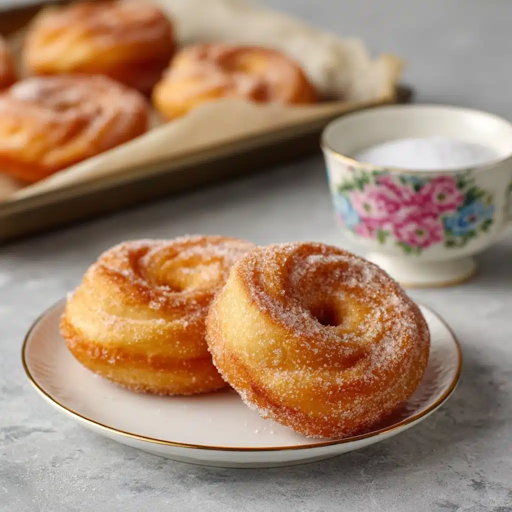 Cinnamon Sugar Twist Doughnuts Recipe - Recipe Image