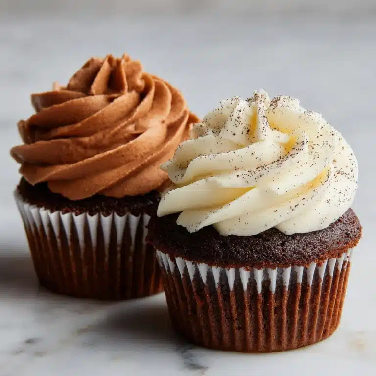 Buttercream Icing for Cupcakes (Vanilla and Chocolate) Recipe