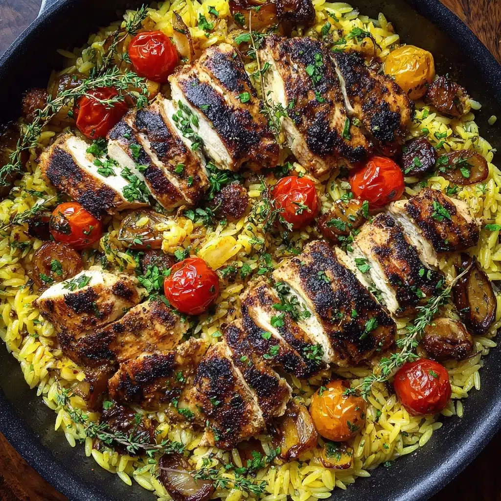 Mediterranean Chicken with Orzo Recipe - Recipe Image