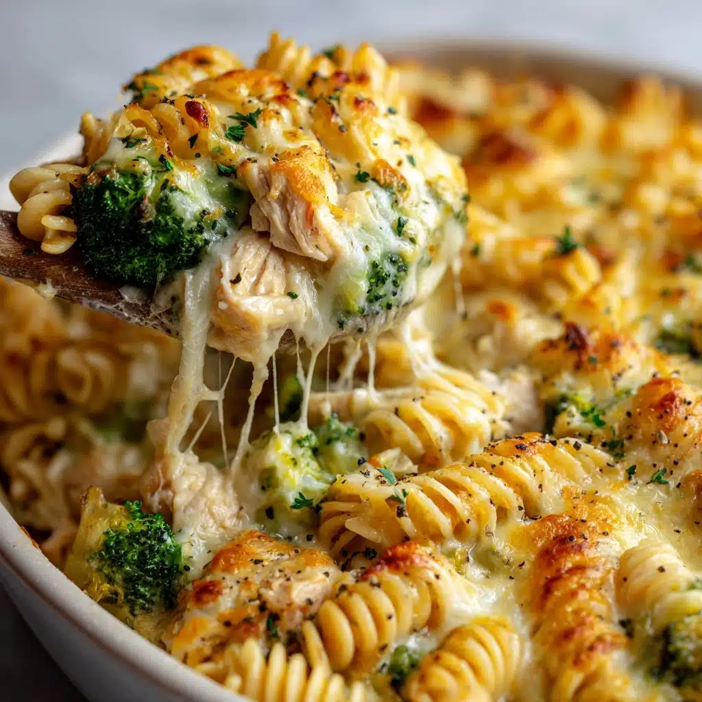 Healthy Chicken Broccoli Pasta Casserole Recipe - Recipe Image