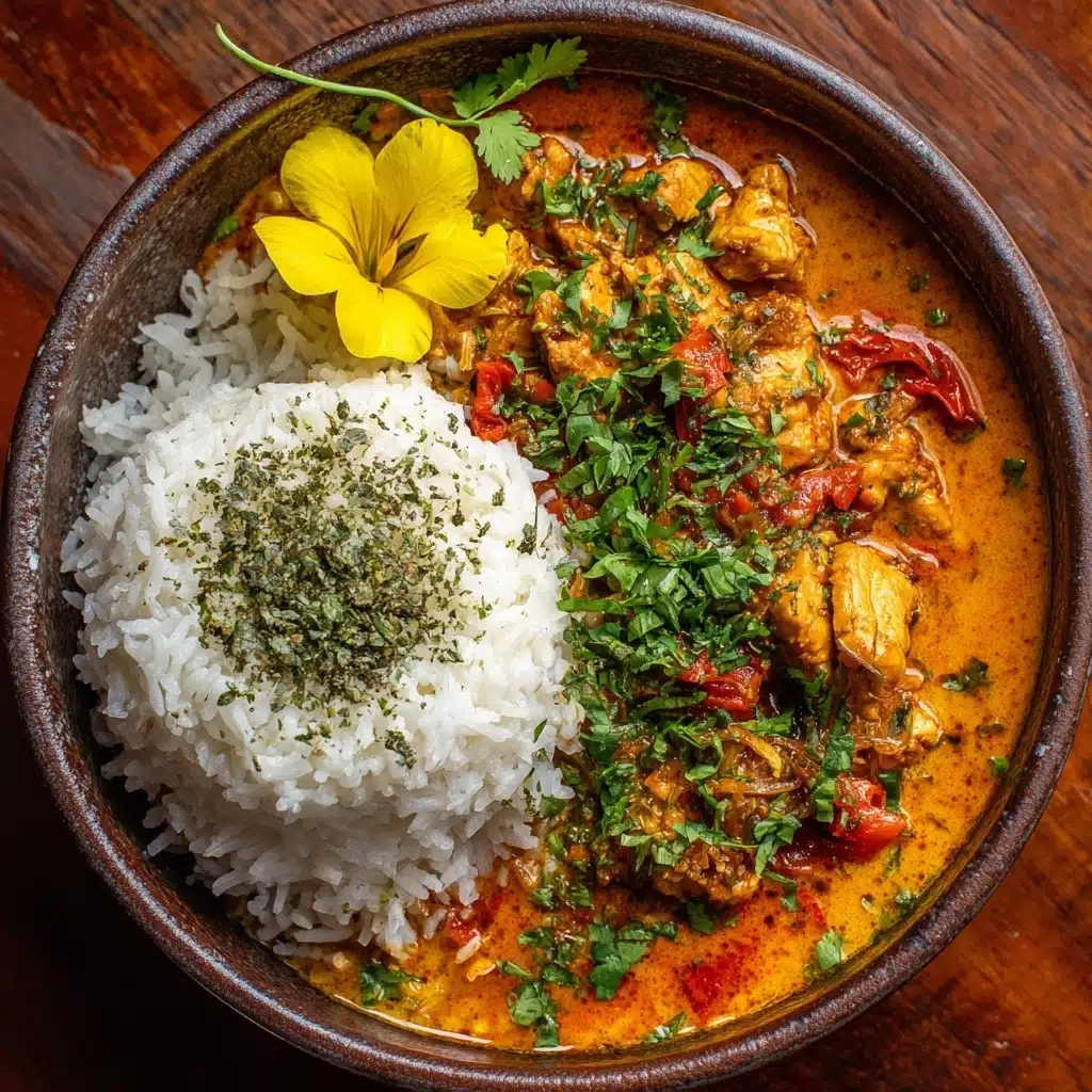 Spicy Summer Coconut Chicken Curry Recipe - Recipe Image