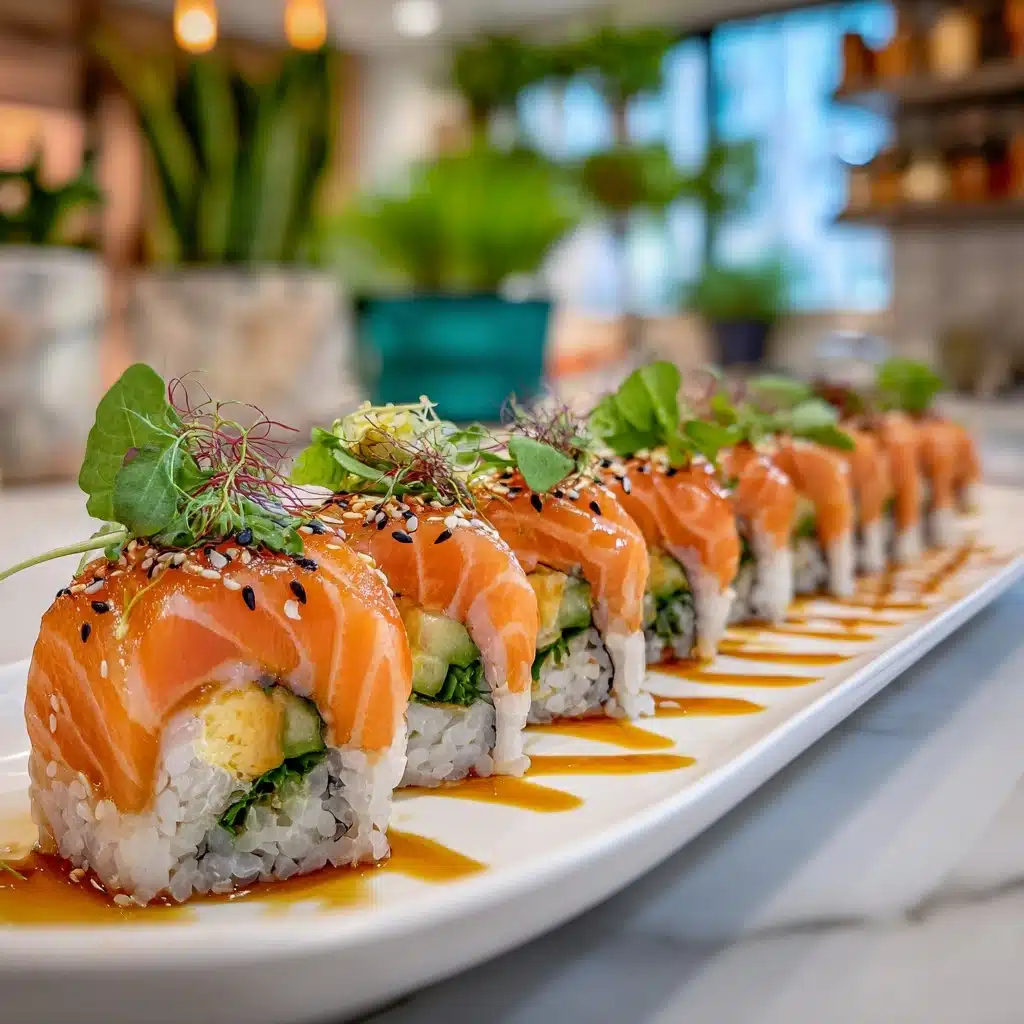 Zesty Lemon Basil Salmon Rolls Recipe - Recipe Image