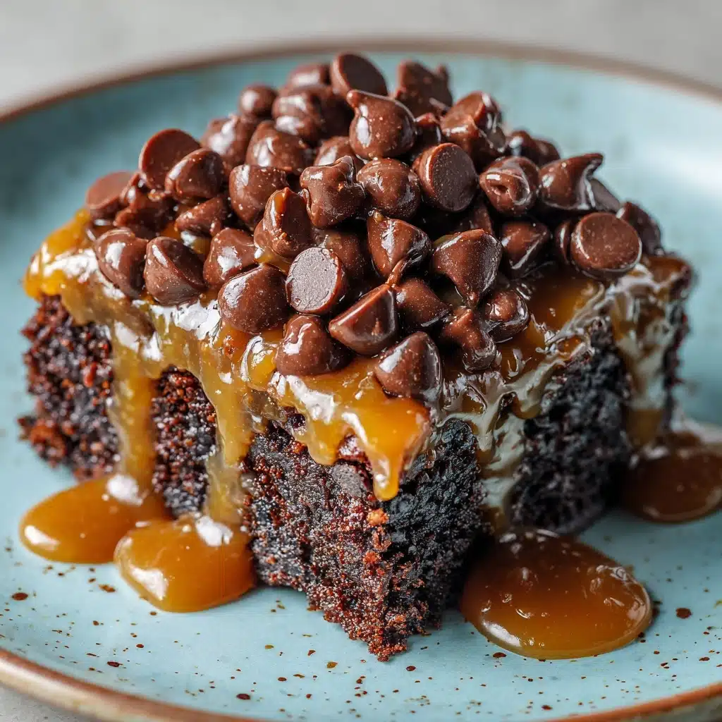 German Chocolate Poke Cake Recipe - Recipe Image