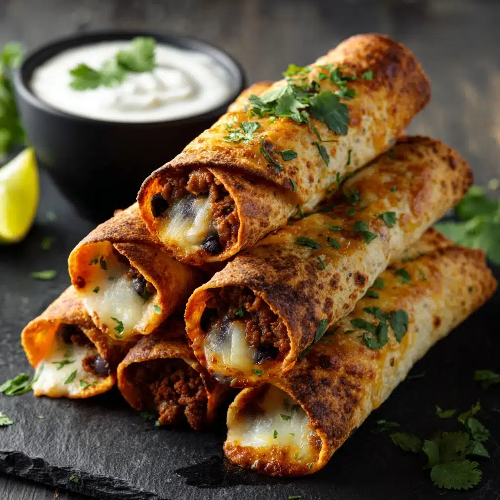 Bean & Cheese Taquitos Recipe - Recipe Image