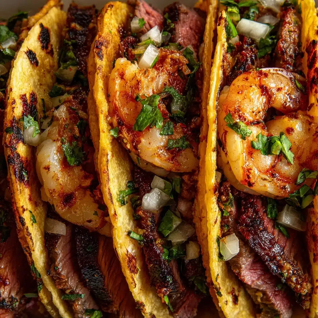 Steak and Shrimp Tacos Recipe - Recipe Image