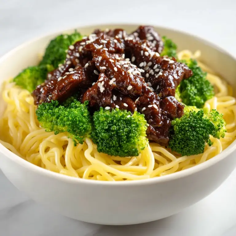 Beef and Broccoli Lo Mein Recipe