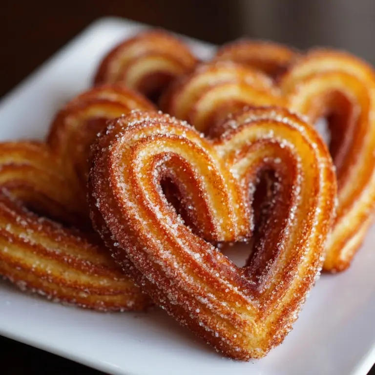 Heart-Shaped Churros Recipe