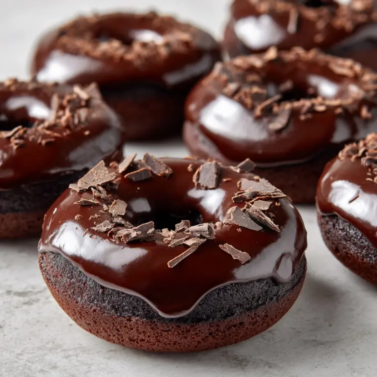 Irresistible Chocolate Cake Donuts Recipe