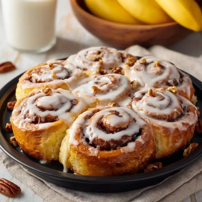 One-Bowl Banana Bread Cinnamon Rolls Recipe