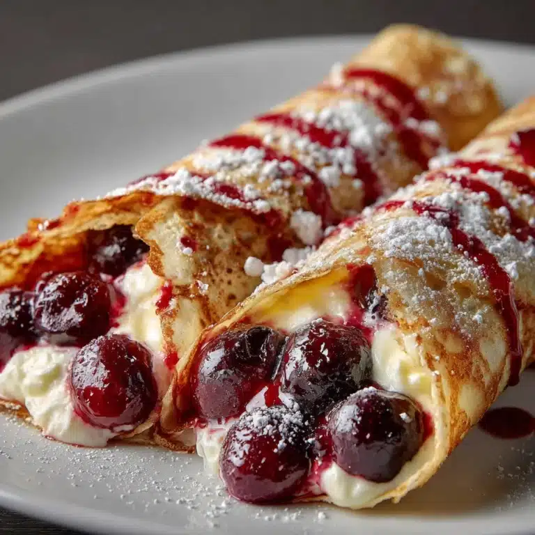 Cherry Cheesecake Chimichangas Recipe