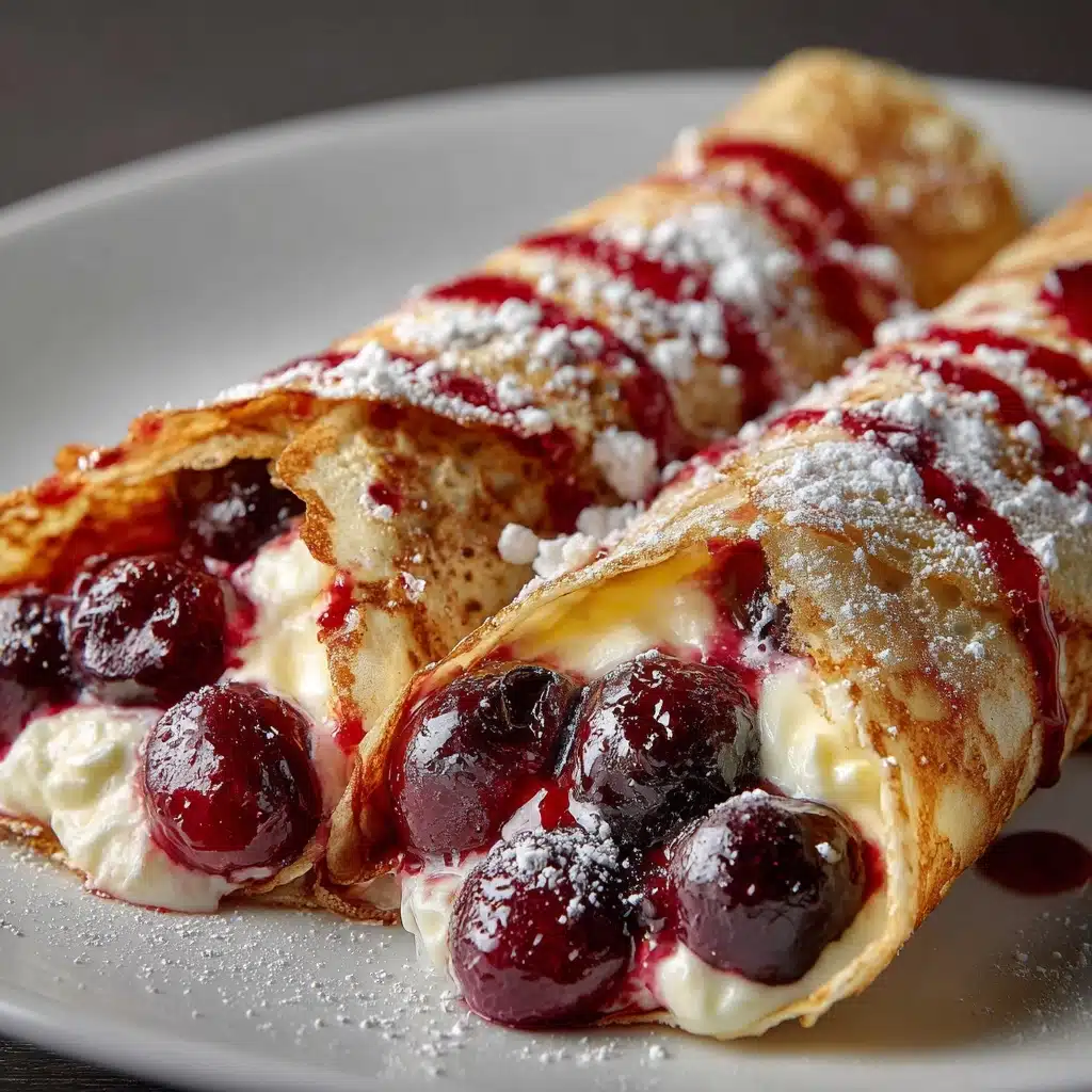 Cherry Cheesecake Chimichangas Recipe