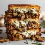 Garlic Mushroom Grilled Cheese Recipe