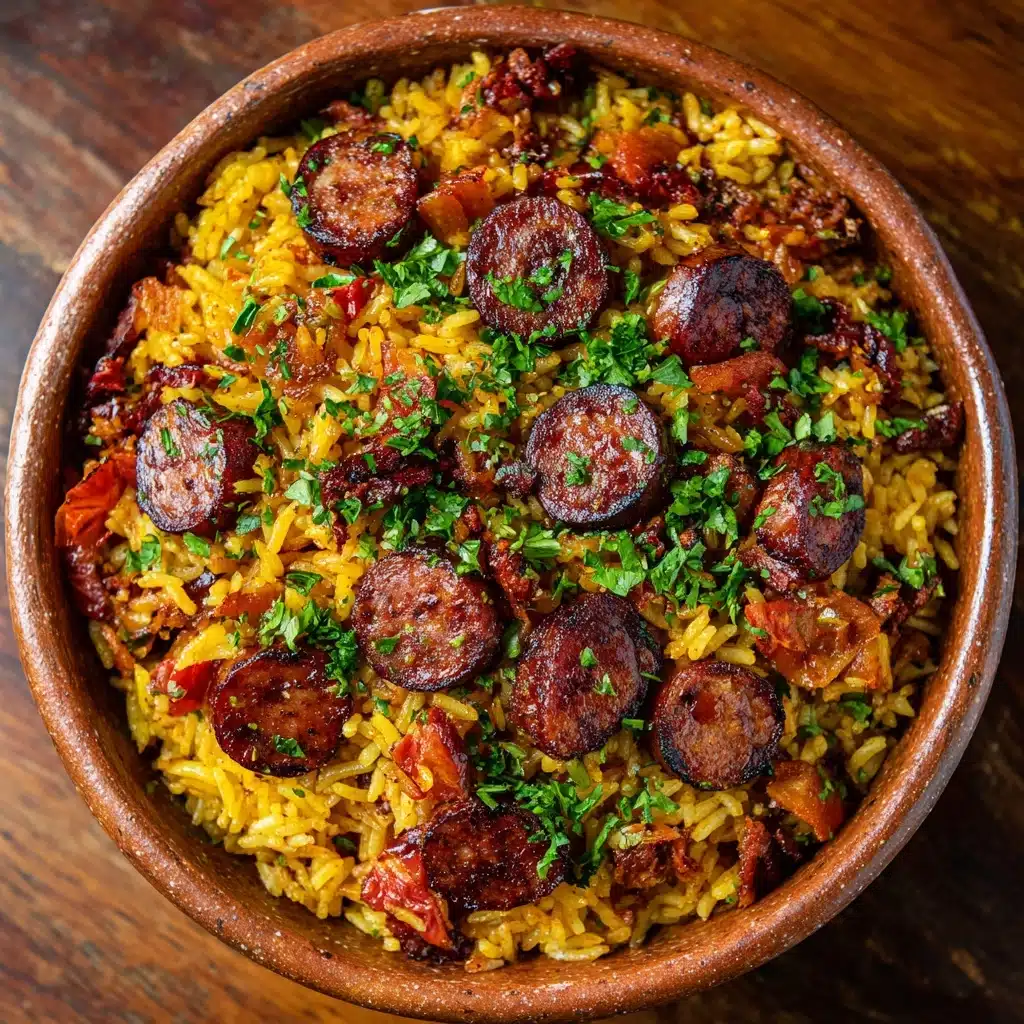 Smoked Sausage and Rice Recipe - Recipe Image
