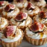 Cheese Tarts with Honey and Chili Flakes Drizzle Recipe