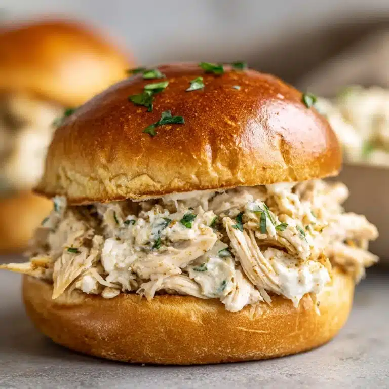 Chicken Alfredo Sloppy Joes Recipe