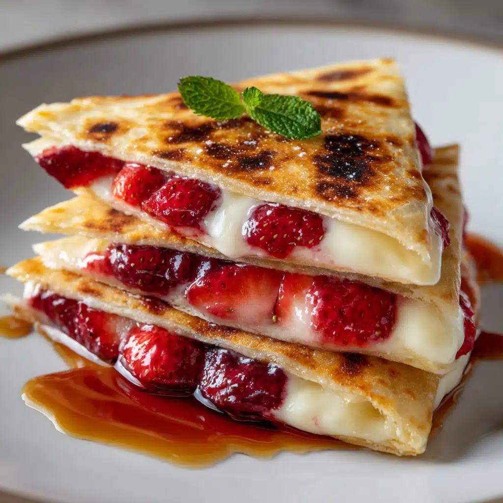 Strawberry Cheesecake Quesadillas Recipe - Recipe Image