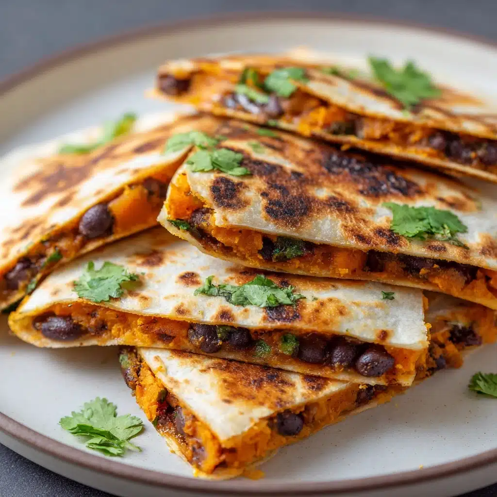 Roasted Sweet Potato and Black Bean Quesadillas Recipe - Recipe Image
