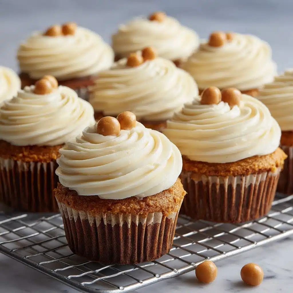 Carrot Cake Cupcakes with Cream Cheese Frosting Recipe - Recipe Image