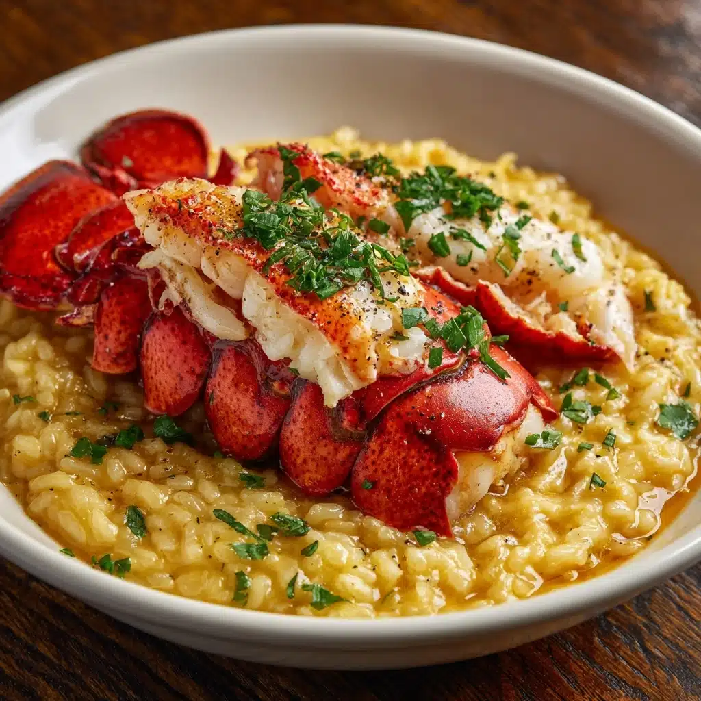 Butter Poached Lobster Risotto Recipe