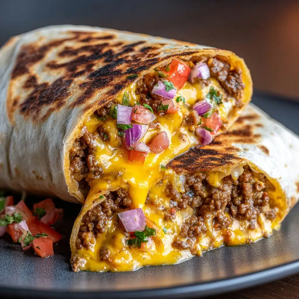 Nachos Cheese Beef Wrap Recipe - Recipe Image