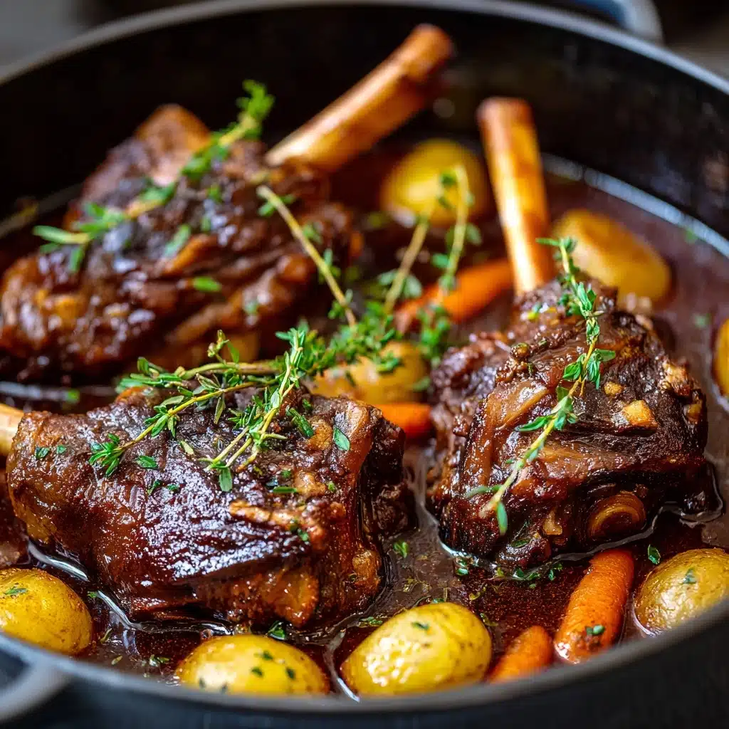 Braised Lamb Shanks Recipe - Recipe Image
