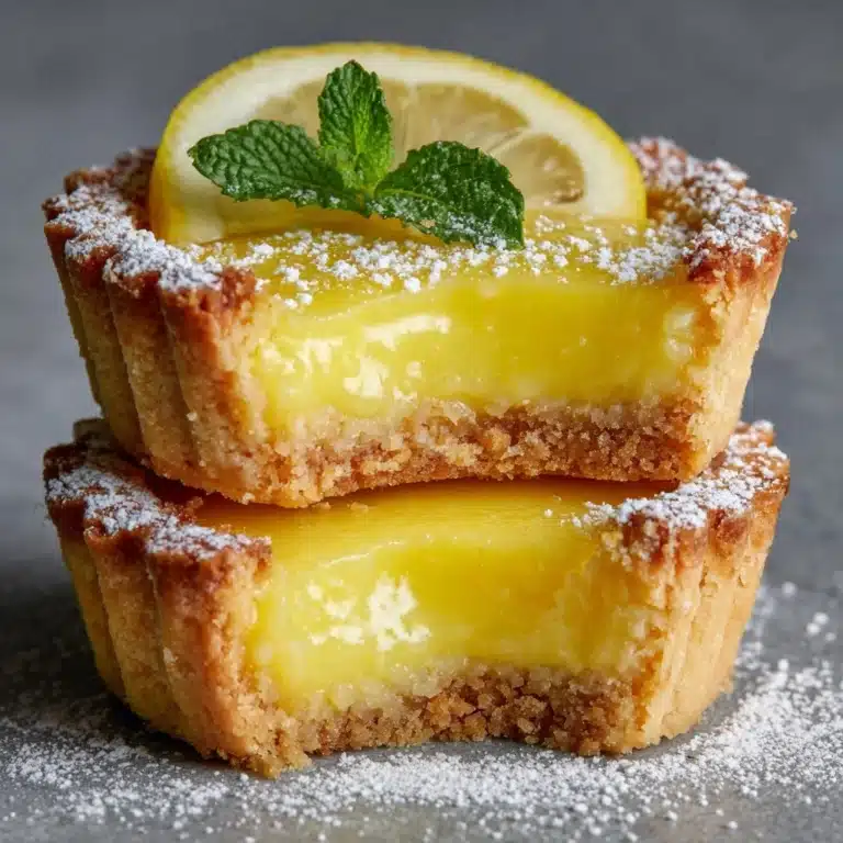Mouthwatering Lemon Bar Cookie Cups Recipe