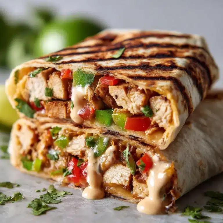 Chipotle Ranch Grilled Chicken Burrito Recipe
