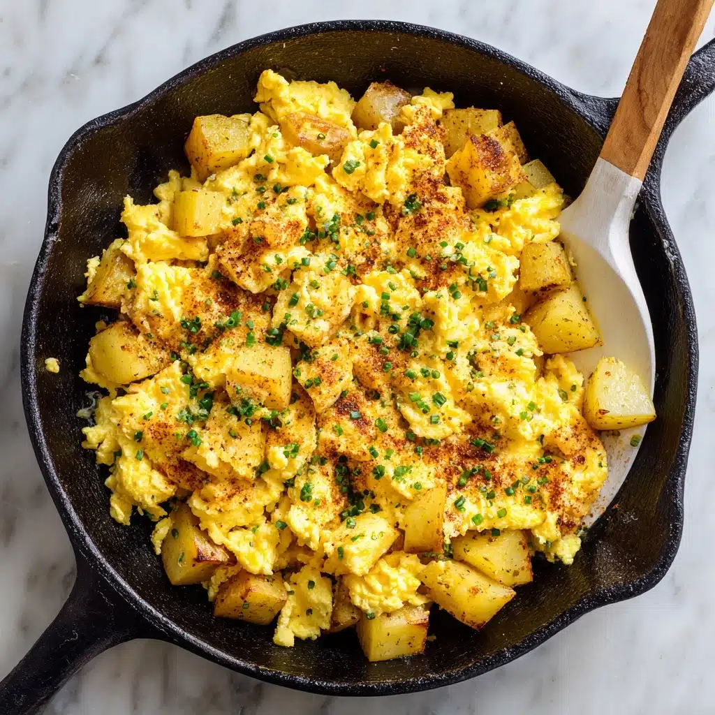 Potato Egg Scramble Recipe - Recipe Image