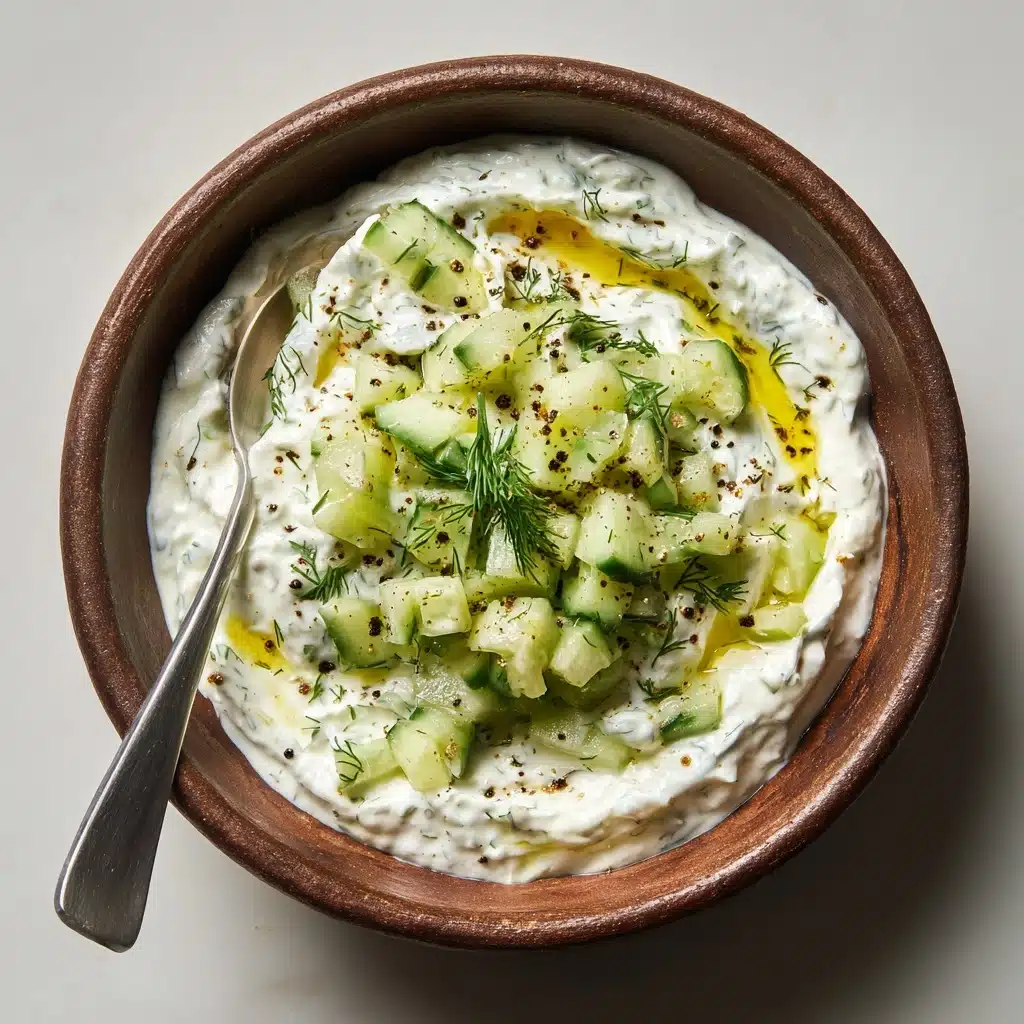 Cacik (Turkish Yoghurt & Cucumber) Recipe - Recipe Image