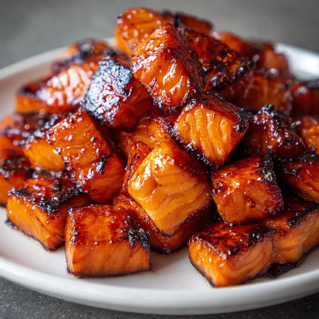Hot Honey Salmon Bites Recipe - Recipe Image